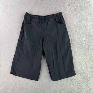 Be Present Yoga Shorts Womens Medium Elastic Drawstring Cotton Blend USA